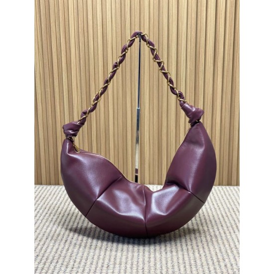 Replica Borse Alta Qualità a tracolla hobo Amalia YSL Saint Laurent Borgogna Imitazioni Replica Borse Alta Qualità a tracolla hobo Amalia YSL Saint Laurent Borgogna