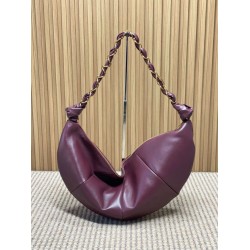 Borse a tracolla hobo Amalia YSL Saint Laurent Borgogna