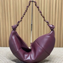 Replica Borse  Alta Qualità a tracolla hobo Amalia YSL Saint Laurent Borgogna