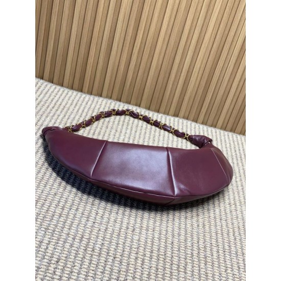 Replica Borse Alta Qualità a tracolla hobo Amalia YSL Saint Laurent Borgogna Imitazioni Replica Borse Alta Qualità a tracolla hobo Amalia YSL Saint Laurent Borgogna