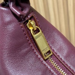 Replica Borse Alta Qualità a tracolla hobo Amalia YSL Saint Laurent Borgogna Imitazioni Replica Borse Alta Qualità a tracolla hobo Amalia YSL Saint Laurent Borgogna