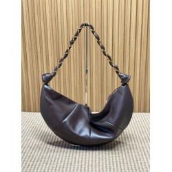 Borsa a tracolla hobo Amalia YSL Saint Laurent caffè