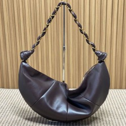 Replica Borsa a tracolla hobo Amalia YSL Saint Laurent caffè
