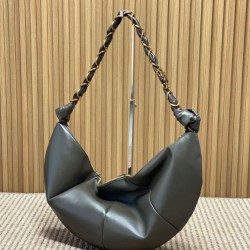Replica Borsa a tracolla hobo Amalia YSL Saint Laurent cachi scuro Imitazioni Replica Borsa a tracolla hobo Amalia YSL Saint Laurent cachi scuro