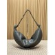 Replica Borsa a tracolla hobo Amalia YSL Saint Laurent cachi scuro