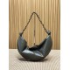 Replica Borsa a tracolla hobo Amalia YSL Saint Laurent cachi scuro