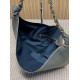 Replica Borsa a tracolla hobo Amalia YSL Saint Laurent cachi scuro