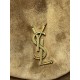 Replica Borsa a mano grande Calypso Envelope YSL Saint Laurent scamosciata marrone
