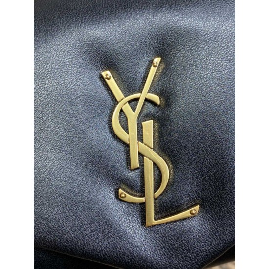 Replica Borsa Hobo Calypso piccola YSL Saint Laurent Nera Imitazioni Replica Borsa Hobo Calypso piccola YSL Saint Laurent Nera