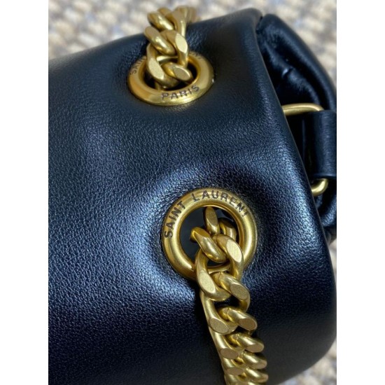 Replica Borsa Hobo Calypso piccola YSL Saint Laurent Nera Imitazioni Replica Borsa Hobo Calypso piccola YSL Saint Laurent Nera