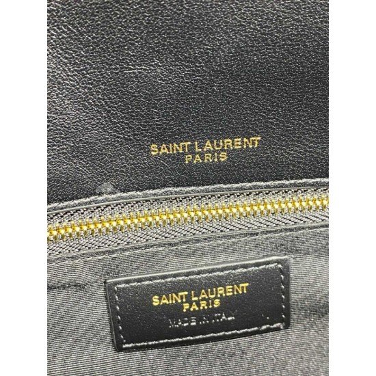 Replica Borsa Hobo Calypso piccola YSL Saint Laurent Nera Imitazioni Replica Borsa Hobo Calypso piccola YSL Saint Laurent Nera