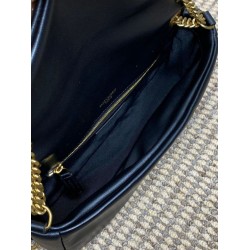 Borsa Hobo Calypso piccola YSL Saint Laurent Nera Borsa Hobo Calypso piccola YSL Saint Laurent Nera
