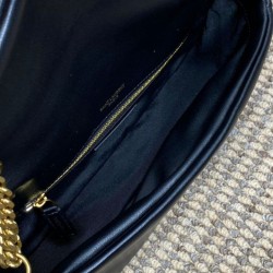 Replica Borsa Hobo Calypso piccola YSL Saint Laurent Nera Imitazioni Replica Borsa Hobo Calypso piccola YSL Saint Laurent Nera