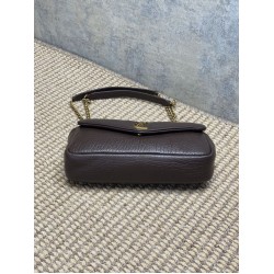 Borsa Hobo Calypso piccola YSL Saint Laurent Borgogna Borsa Hobo Calypso piccola YSL Saint Laurent Borgogna