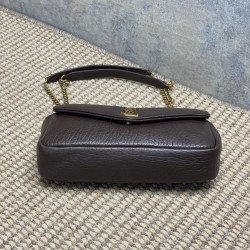 Replica Borsa Hobo Calypso piccola YSL Saint Laurent Borgogna Imitazioni Replica Borsa Hobo Calypso piccola YSL Saint Laurent Borgogna