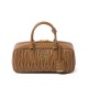 Replica Borsa Miu Miu Arcadie Matelasse Nappa Caffè