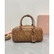 Replica Borsa Miu Miu Arcadie Matelasse Nappa Caffè