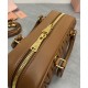 Replica Borsa Miu Miu Arcadie Matelasse Nappa Caffè