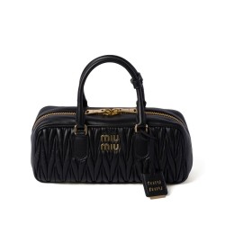 Borse Miu Miu Arcadie Matelasse Nappa Nera