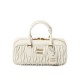 Replica Borsa Miu Miu Arcadie Matelasse Nappa Crema