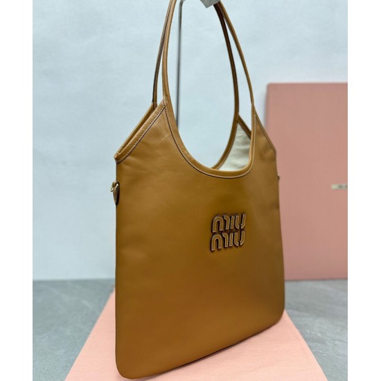 Replica Borse Alta Qualità tote Miumiu IVY 5BG231 Marrone Imitazioni Replica Borse Alta Qualità tote Miumiu IVY 5BG231 Marrone