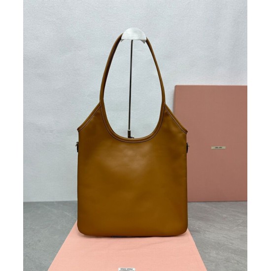 Replica Borse Alta Qualità tote Miumiu IVY 5BG231 Marrone Imitazioni Replica Borse Alta Qualità tote Miumiu IVY 5BG231 Marrone