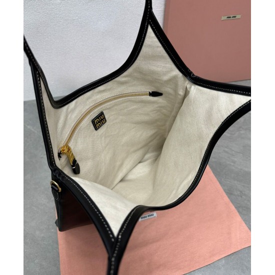 Replica Borse  tote Miu Miu IVY 5BG231 Nero