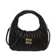 Replica Borsa hobo mini Miu Miu Wander Matelasse Nero Imitazioni Replica Borsa hobo mini Miu Miu Wander Matelasse Nero