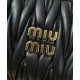Replica Borsa hobo mini Miu Miu Wander Matelasse Nero Imitazioni Replica Borsa hobo mini Miu Miu Wander Matelasse Nero