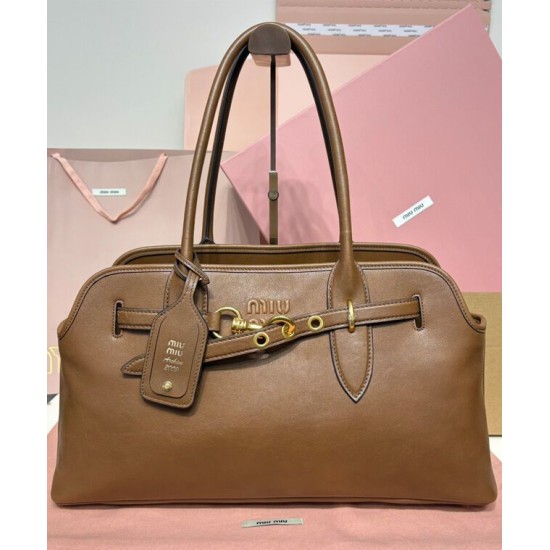 Replica Perfetta Miumiu Adventure Nappa 5BG310 Marrone Imitazioni Replica Perfetta Miumiu Adventure Nappa 5BG310 Marrone