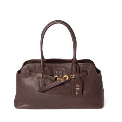 Borse Miumiu Adventure Nappa 5BG310 Caffè