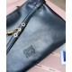 Replica Borsa a tracolla Miumiu Adventure Nappa 5BC181 Nero