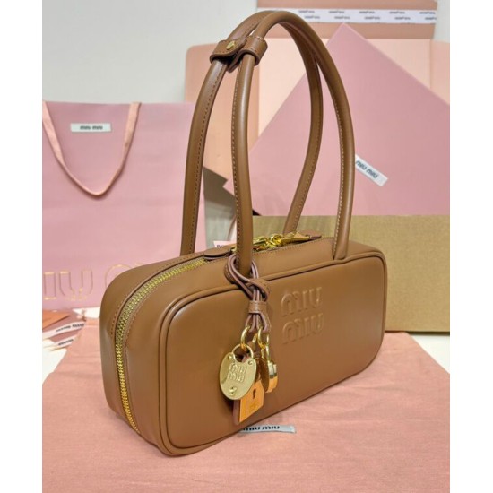 Replica Borsa tote Miumiu Beau 5BB173 Caffè Imitazioni Replica Borsa tote Miumiu Beau 5BB173 Caffè