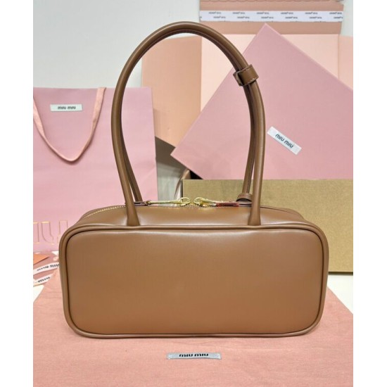 Replica Borsa tote Miumiu Beau 5BB173 Caffè Imitazioni Replica Borsa tote Miumiu Beau 5BB173 Caffè