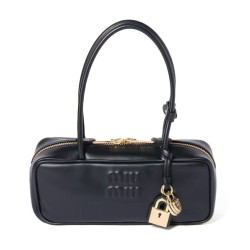 Borsa tote Miumiu Beau 5BB173 Nero