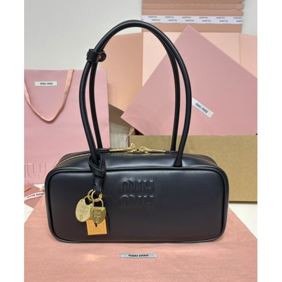 Replica Borsa tote Miumiu Beau 5BB173 Nero Imitazioni Replica Borsa tote Miumiu Beau 5BB173 Nero