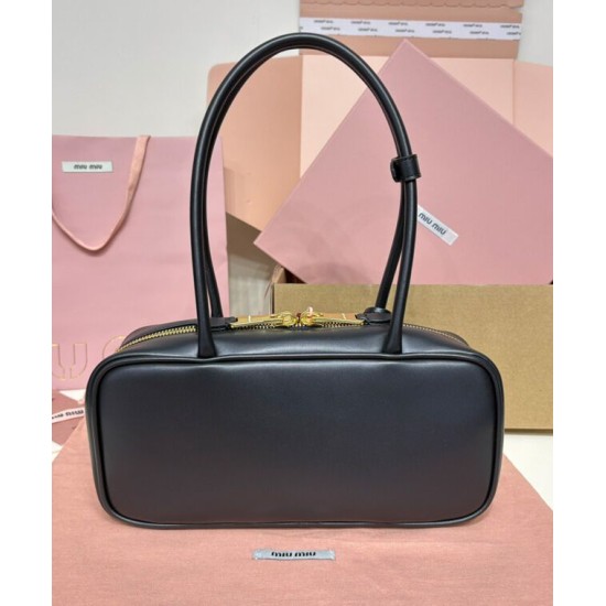 Replica Borsa tote Miumiu Beau 5BB173 Nero Imitazioni Replica Borsa tote Miumiu Beau 5BB173 Nero
