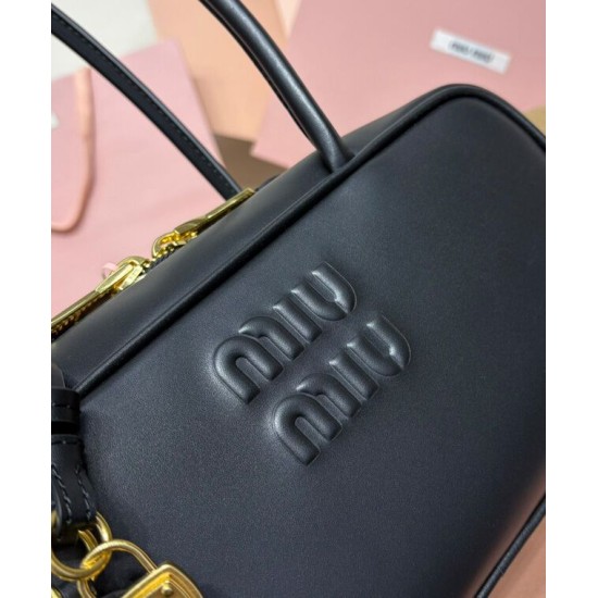 Replica Borsa tote Miumiu Beau 5BB173 Nero Imitazioni Replica Borsa tote Miumiu Beau 5BB173 Nero