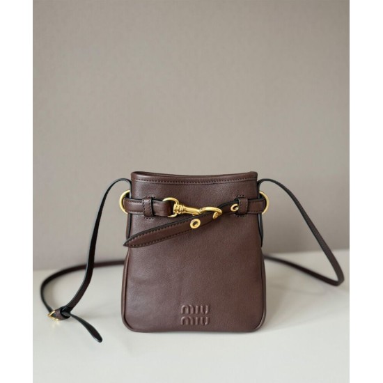 Replica Pochette Miu Miu 5NR461 Caffè Imitazioni Replica Pochette Miu Miu 5NR461 Caffè