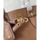 Replica Borsa tote Miu Miu Adventure nappa 5BG291 Caffè Imitazioni Replica Borsa tote Miu Miu Adventure nappa 5BG291 Caffè
