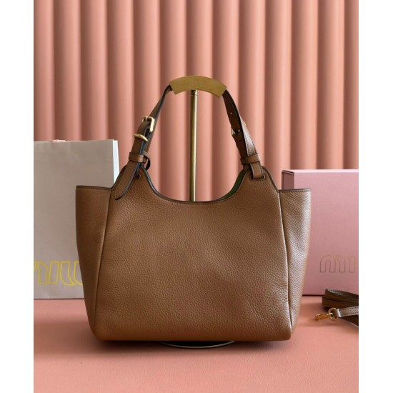 Replica Borse Firmate a mano Miu Miu Hobo tote 5BA304 Marrone Imitazioni Replica Borse Firmate a mano Miu Miu Hobo tote 5BA304 Marrone