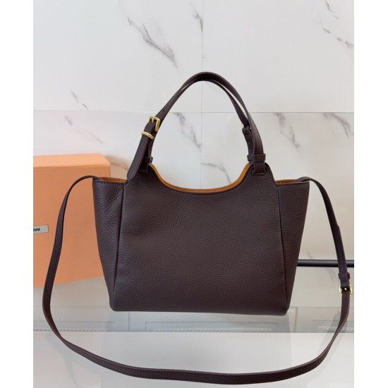 Replica Borse a mano Miu Miu Hobo tote 5BA304 Caffè Imitazioni Replica Borse a mano Miu Miu Hobo tote 5BA304 Caffè