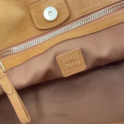 Replica Borse a mano Miu Miu Hobo tote 5BA304 Caffè Imitazioni Replica Borse a mano Miu Miu Hobo tote 5BA304 Caffè
