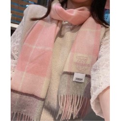 Sciarpa Burberry Check Classical cashmere rosa 30 x 168