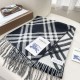 Replica Sciarpa in cashmere con motivo check Burberry e orlo con nappe Nero/bianca 30 x 168 Imitazioni Replica Sciarpa in cashmere con motivo check Burberry e orlo con nappe Nero/bianca 30 x 168