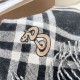 Replica Sciarpa in cashmere con motivo check Burberry e orlo con nappe Nero/bianca 30 x 168 Imitazioni Replica Sciarpa in cashmere con motivo check Burberry e orlo con nappe Nero/bianca 30 x 168