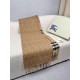 Replica Dettagli perfetti Sciarpa reversibile Burberry cashmere con motivo check e scudo B beige archivio 30 x 168