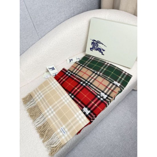 Replica Sciarpa classica cashmere a quadri Burberry rossa 30 x 155 Imitazioni Replica Sciarpa classica cashmere a quadri Burberry rossa 30 x 155