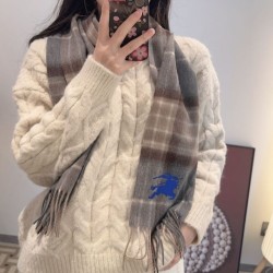 Replica Borsa Dettagli perfetti Sciarpa reversibile cashmere con motivo check EKD Burberry 30 x 200 Cammello