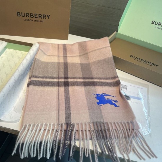Replica Sciarpa reversibile cashmere con motivo check EKD Burberry 30 x 200 Rosa Imitazioni Replica Sciarpa reversibile cashmere con motivo check EKD Burberry 30 x 200 Rosa